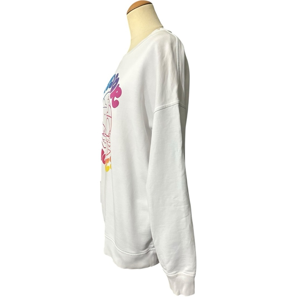 Outdoor Voices Graphic Sweatshirt White Medium - Picture 2 of 3